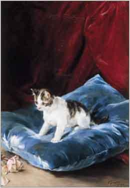 Marques, Francisco Domingo Cat Sweden oil painting art